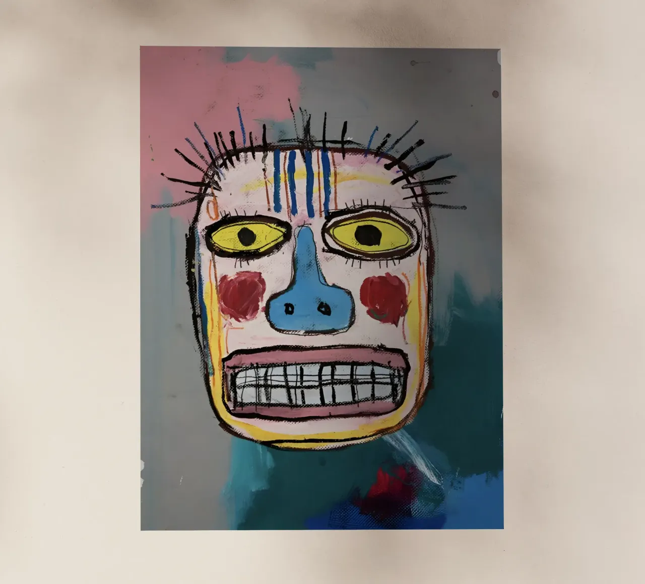 Jean Basquiat - Abstract Painting pellicola backlit da Gage Gottlieb