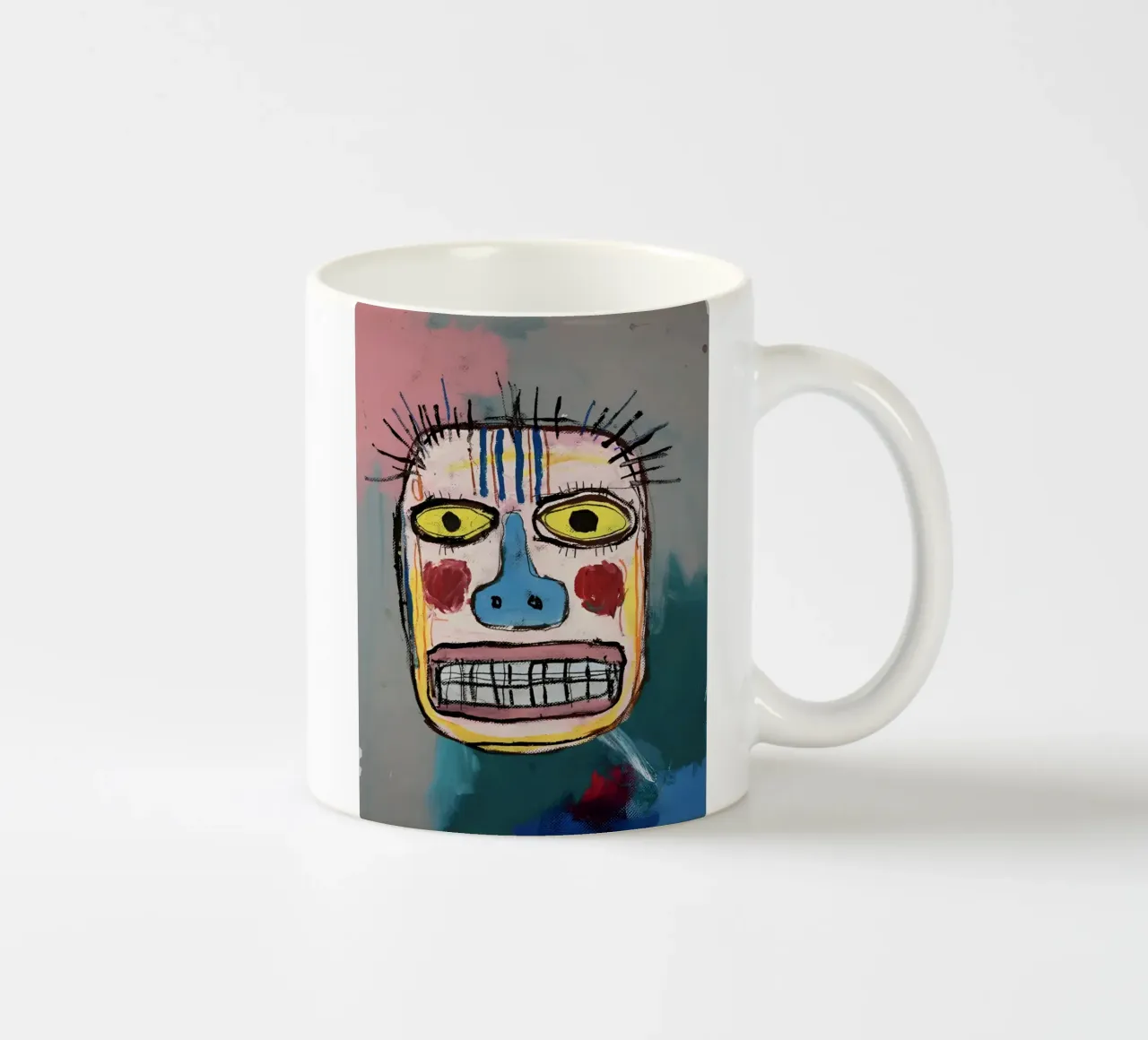Jean Basquiat - Abstract Painting tazza in ceramica da Gage Gottlieb