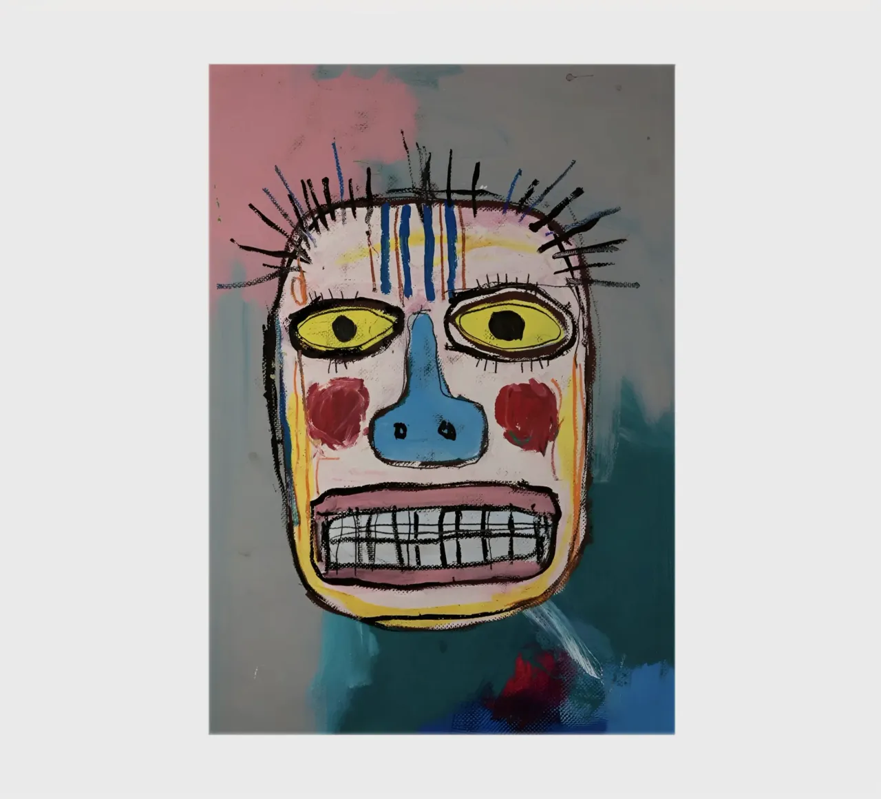 Jean Basquiat - Abstract Painting Notizbuch von Gage Gottlieb