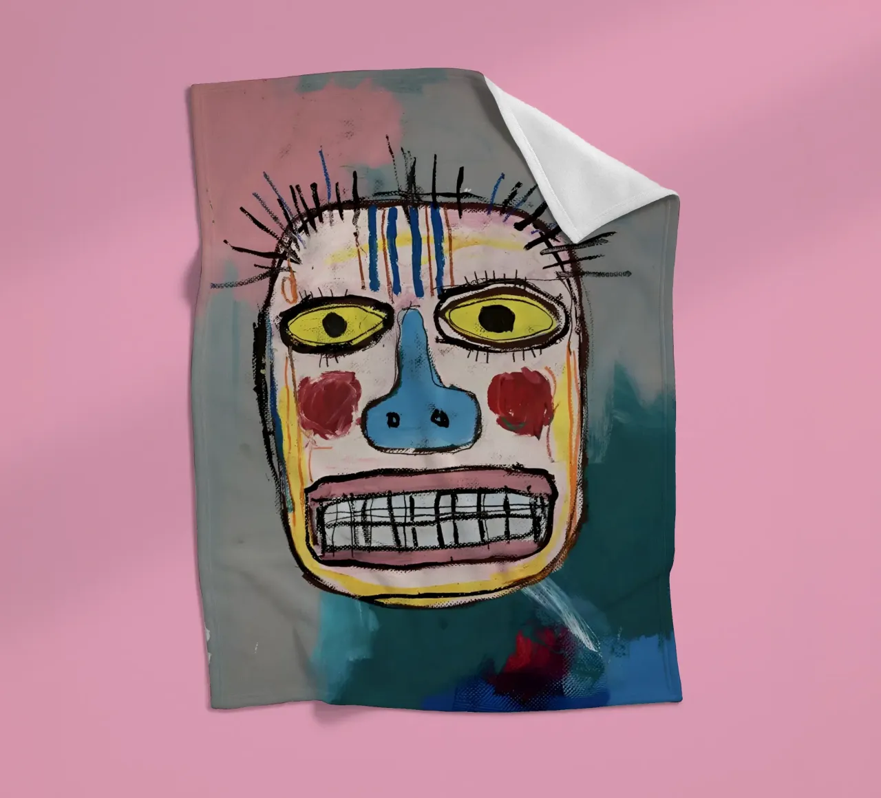 Jean Basquiat - Abstract Painting coperta in pile da Gage Gottlieb