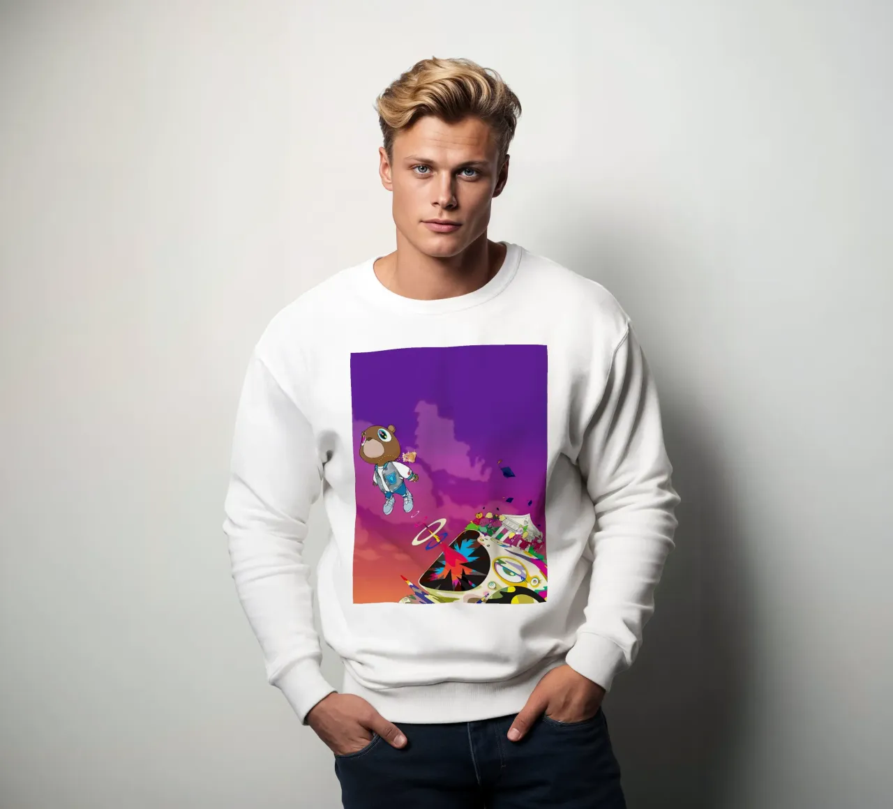 Kanye West sweatshirt by Musadad Shop