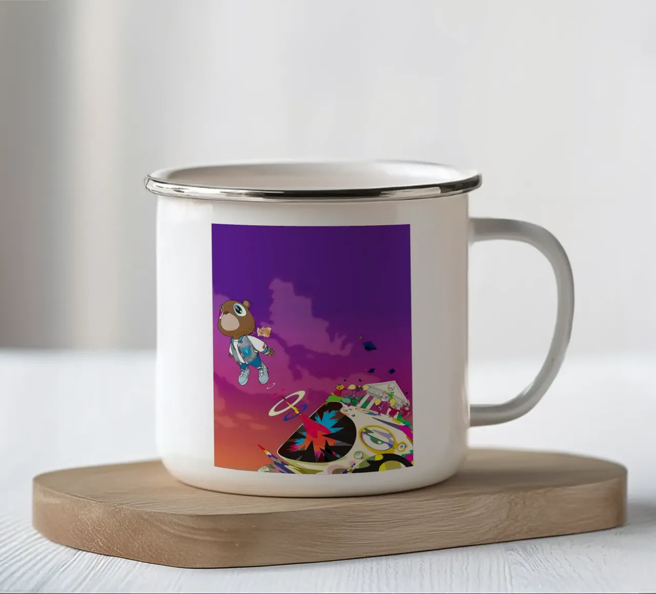 Kanye West enamel mug by Musadad Shop