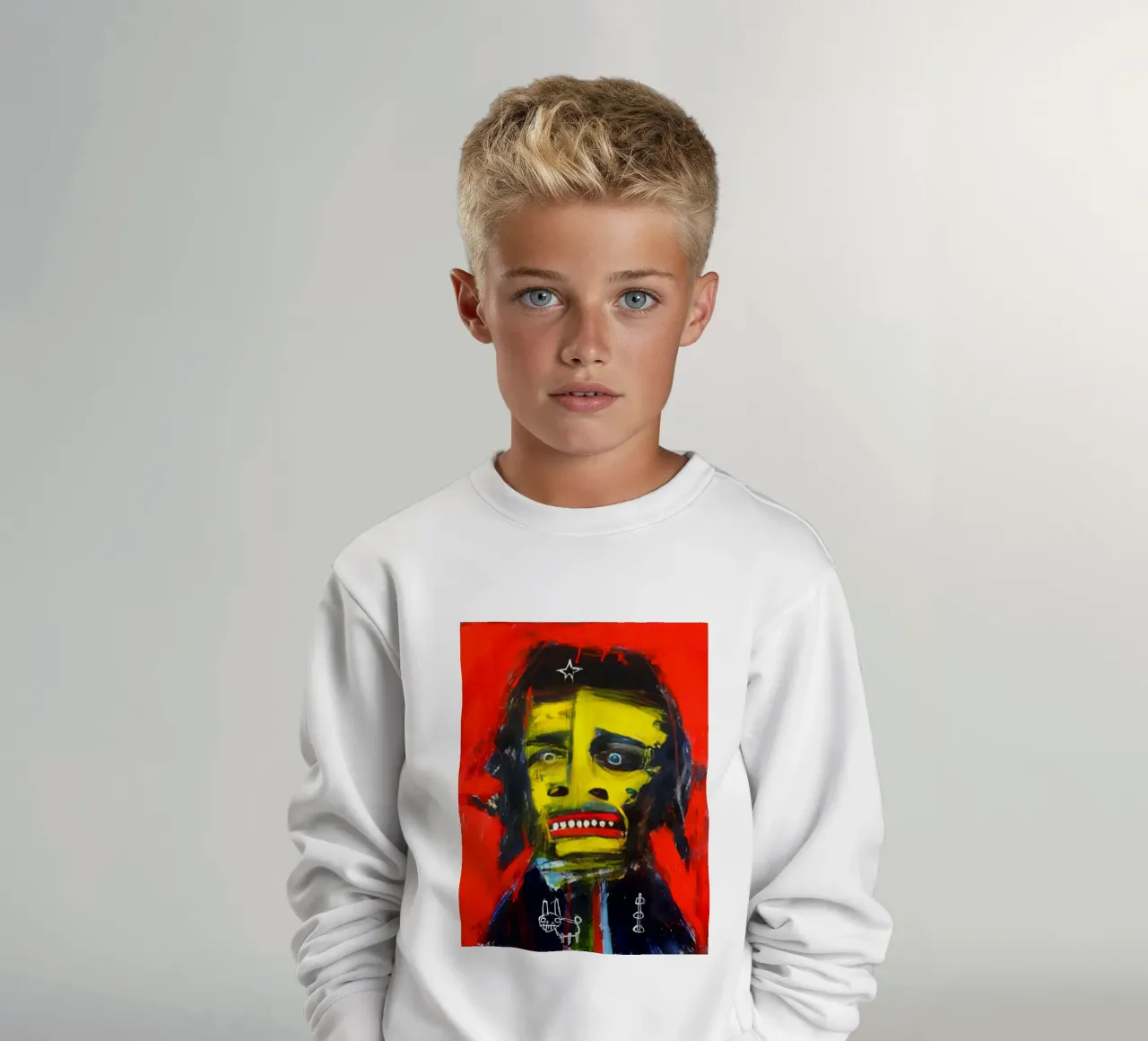 Jean basquiat - Abstract Painting Art felpa bambino da Gage Gottlieb