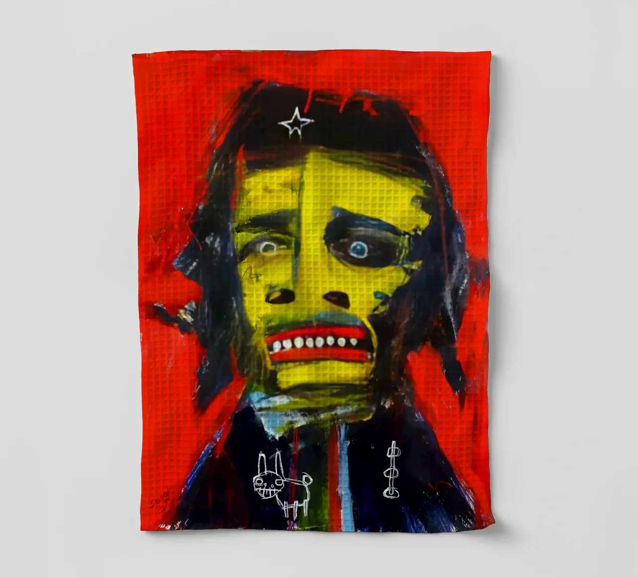 Jean basquiat - Abstract Painting Art canovaccio da cucina da Gage Gottlieb