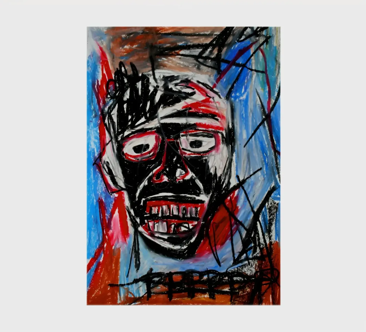 Michel Basquiat - Abstract Colorful diario da Gage Gottlieb