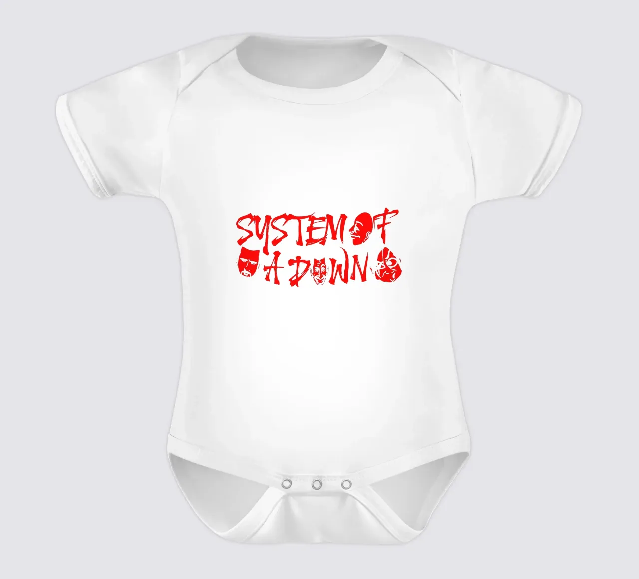 Maglietta classica SoAD body neonato maniche corte da ninetyfourdesign_
