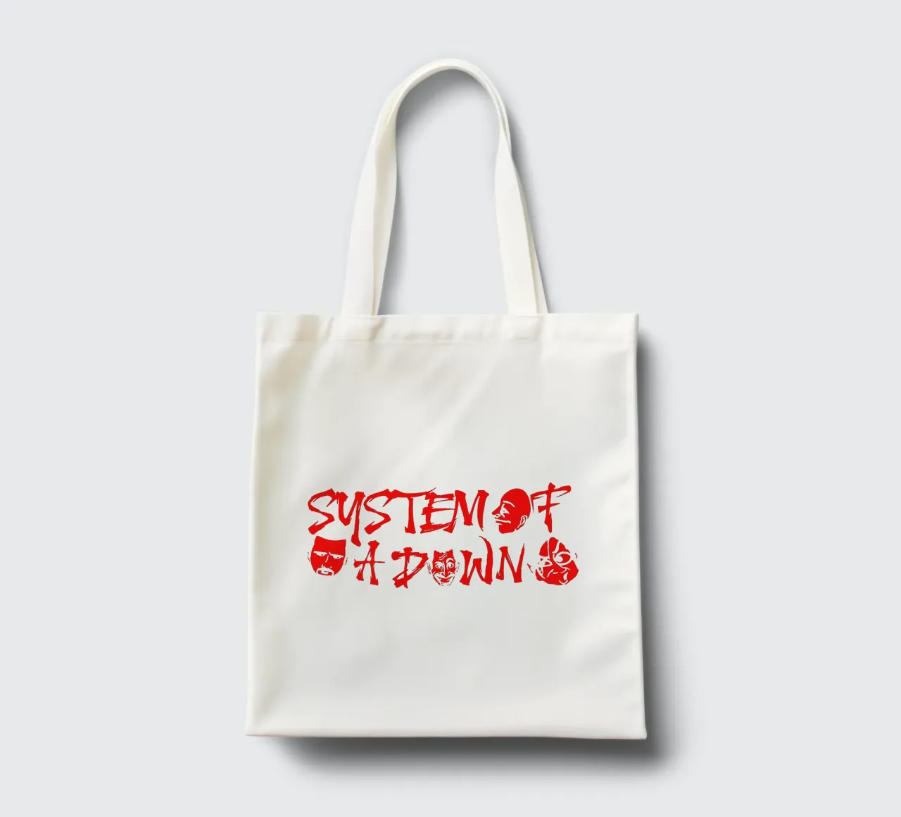Maglietta classica SoAD borsa in juta da ninetyfourdesign_