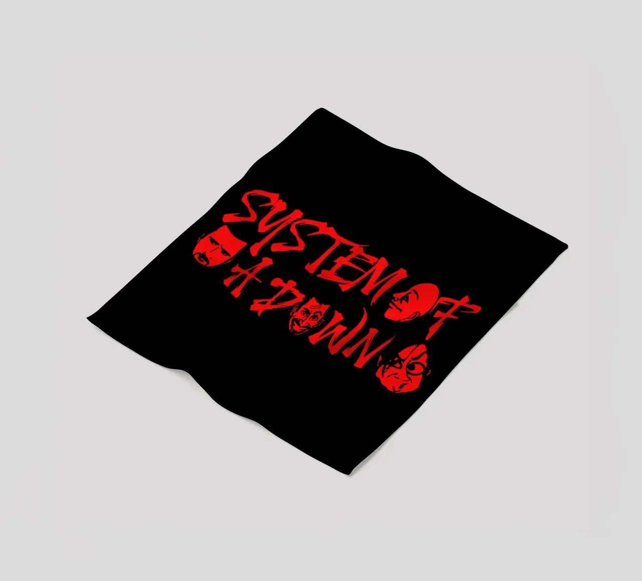 Maglietta classica SoAD coperta in pile da ninetyfourdesign_