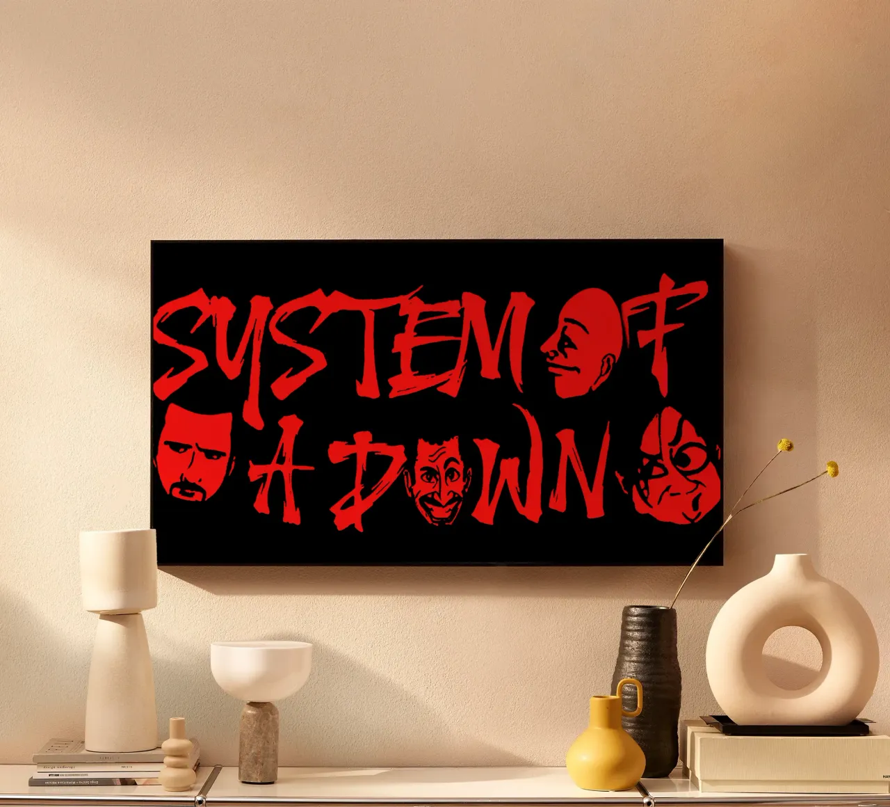 Maglietta classica SoAD plexiglass da ninetyfourdesign_