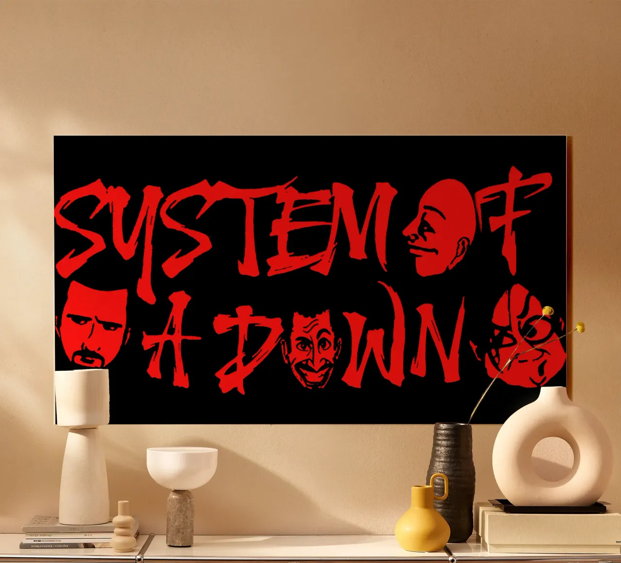 Maglietta classica SoAD plexiglass da ninetyfourdesign_