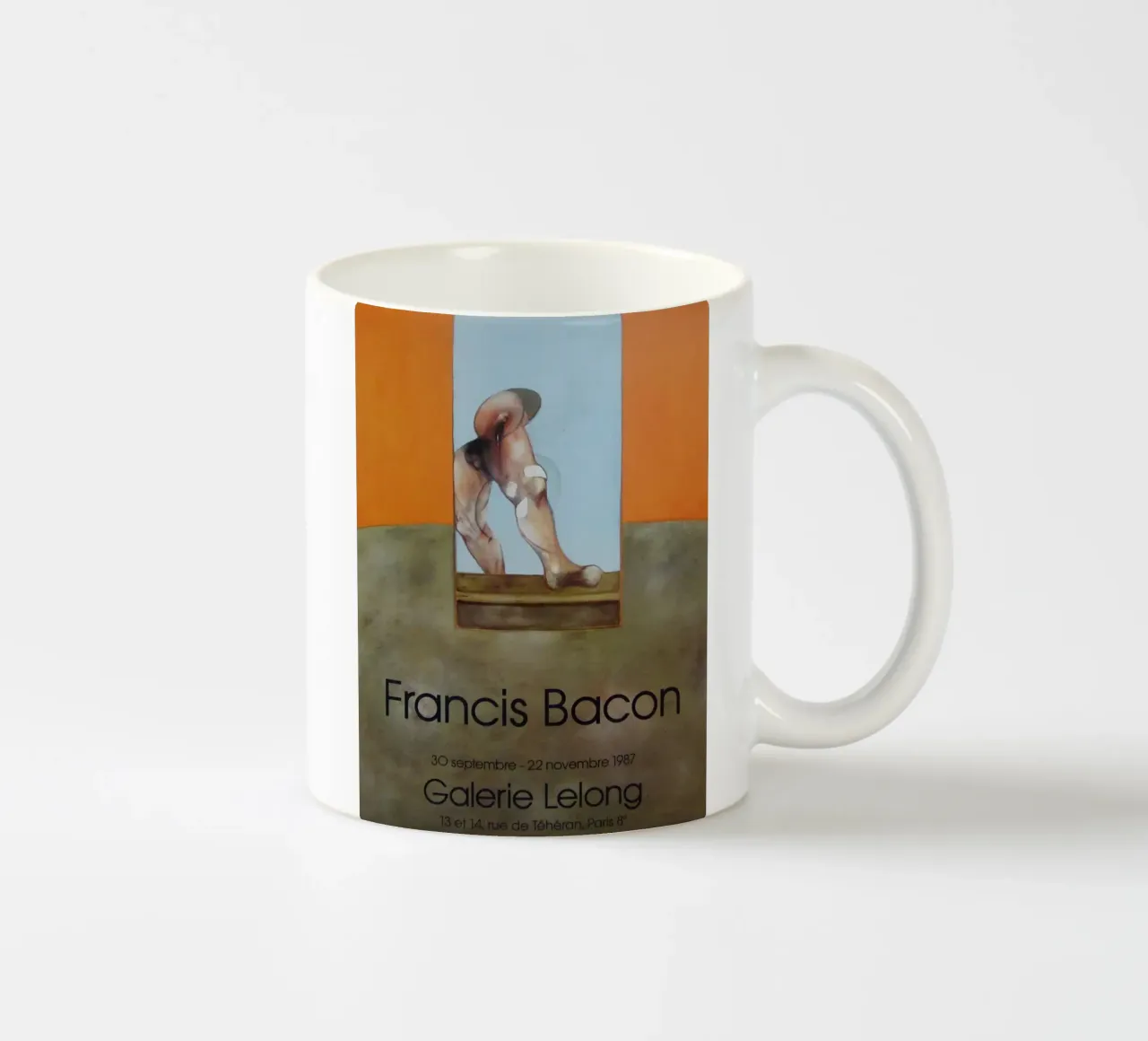 Bacon, Senza titolo, 1987 tazza in ceramica da Collins Shop