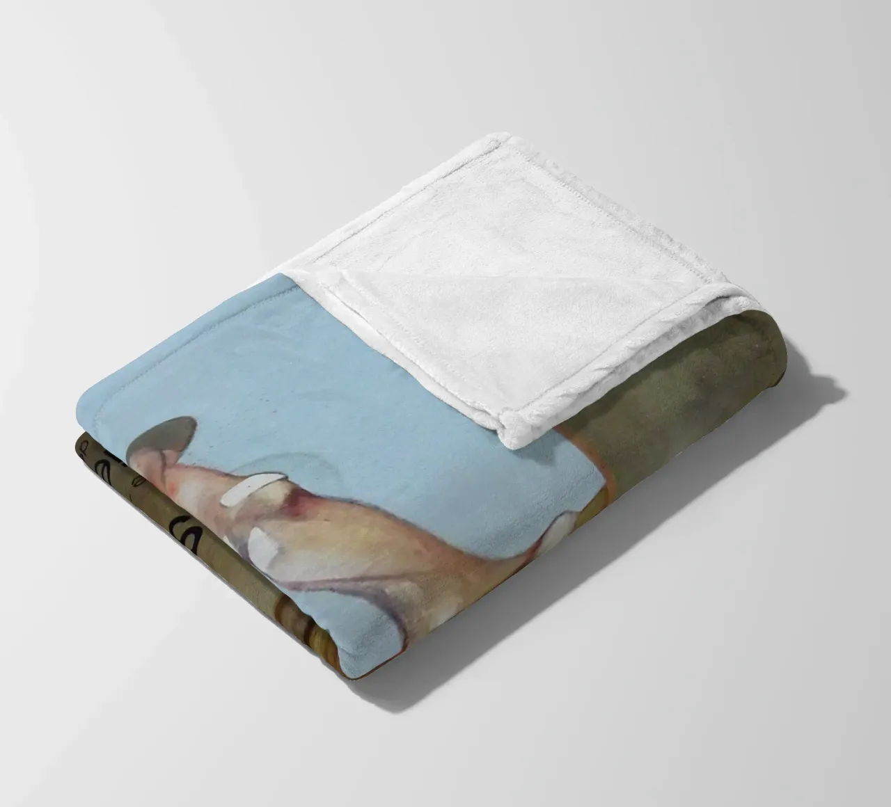 Bacon, Untitled, 1987 fleece blanket by Collins Shop