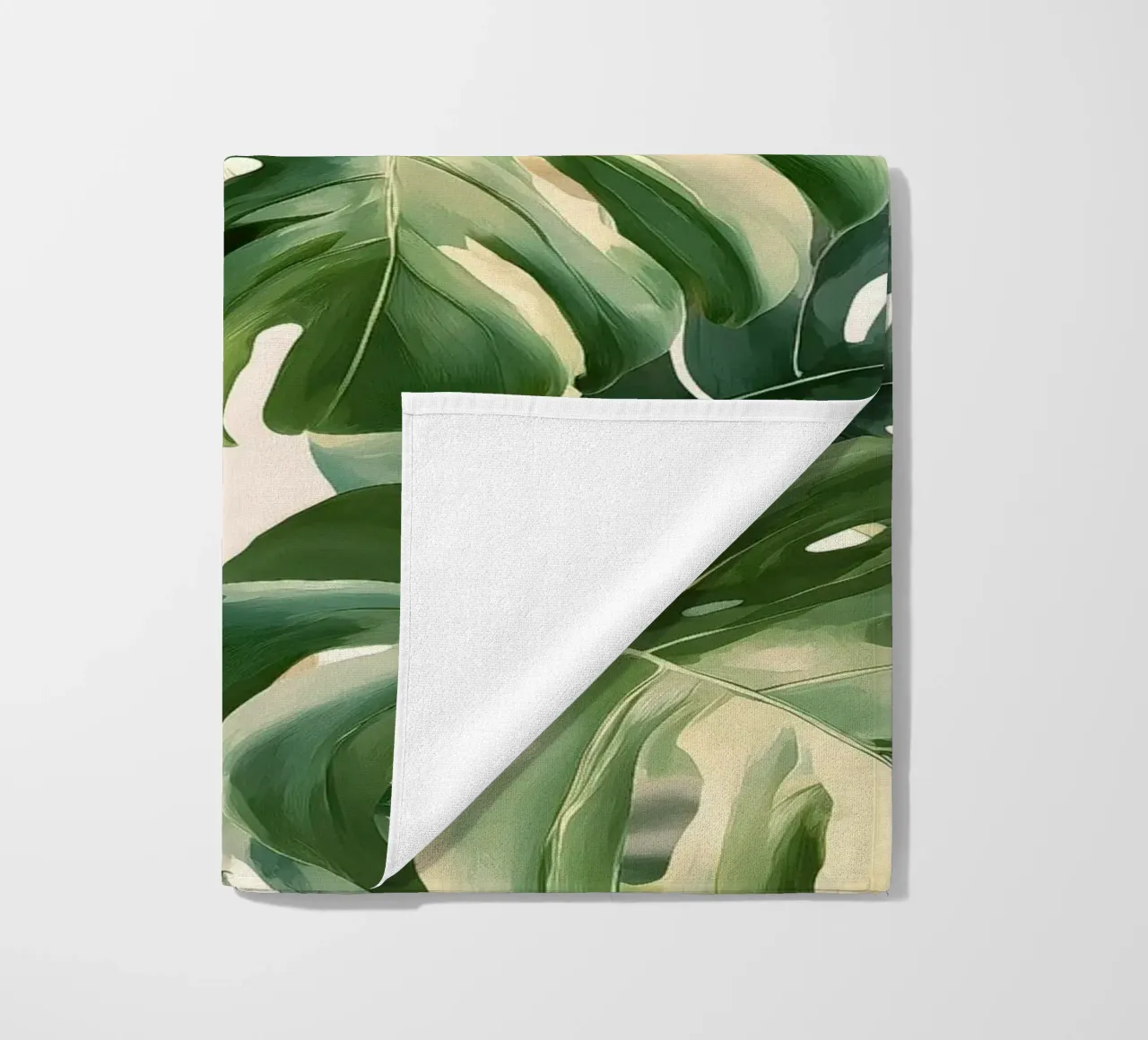 Foglie di Monstera telo mare da Studio Verde