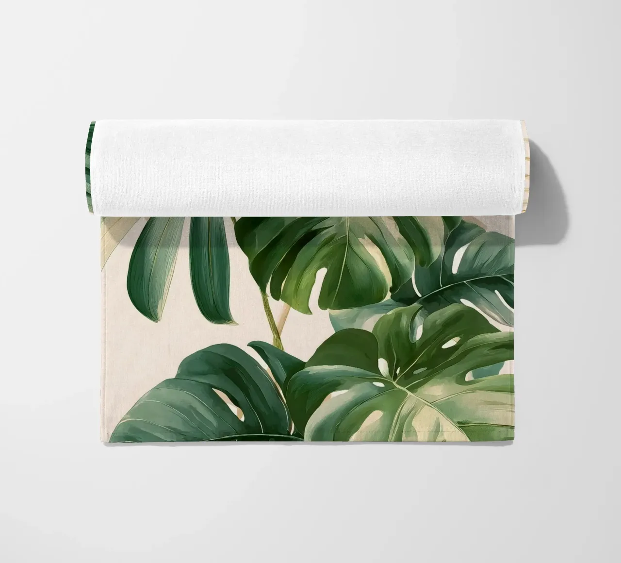 Foglie di Monstera telo mare da Studio Verde