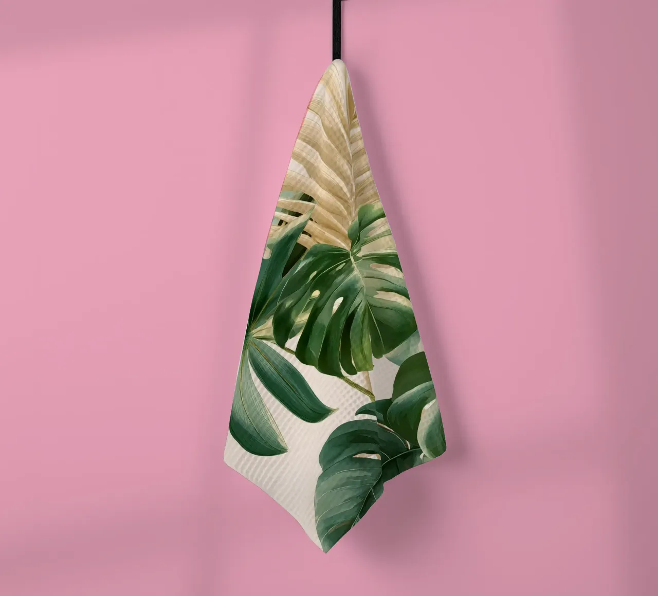 Foglie di Monstera canovaccio da cucina da Studio Verde