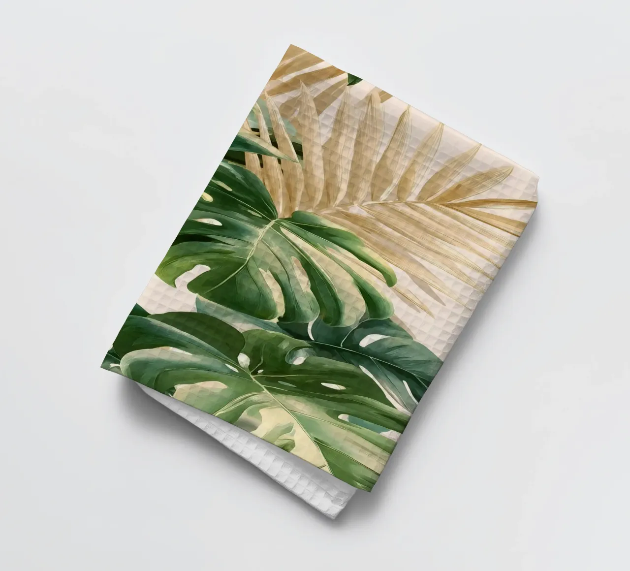 Foglie di Monstera canovaccio da cucina da Studio Verde