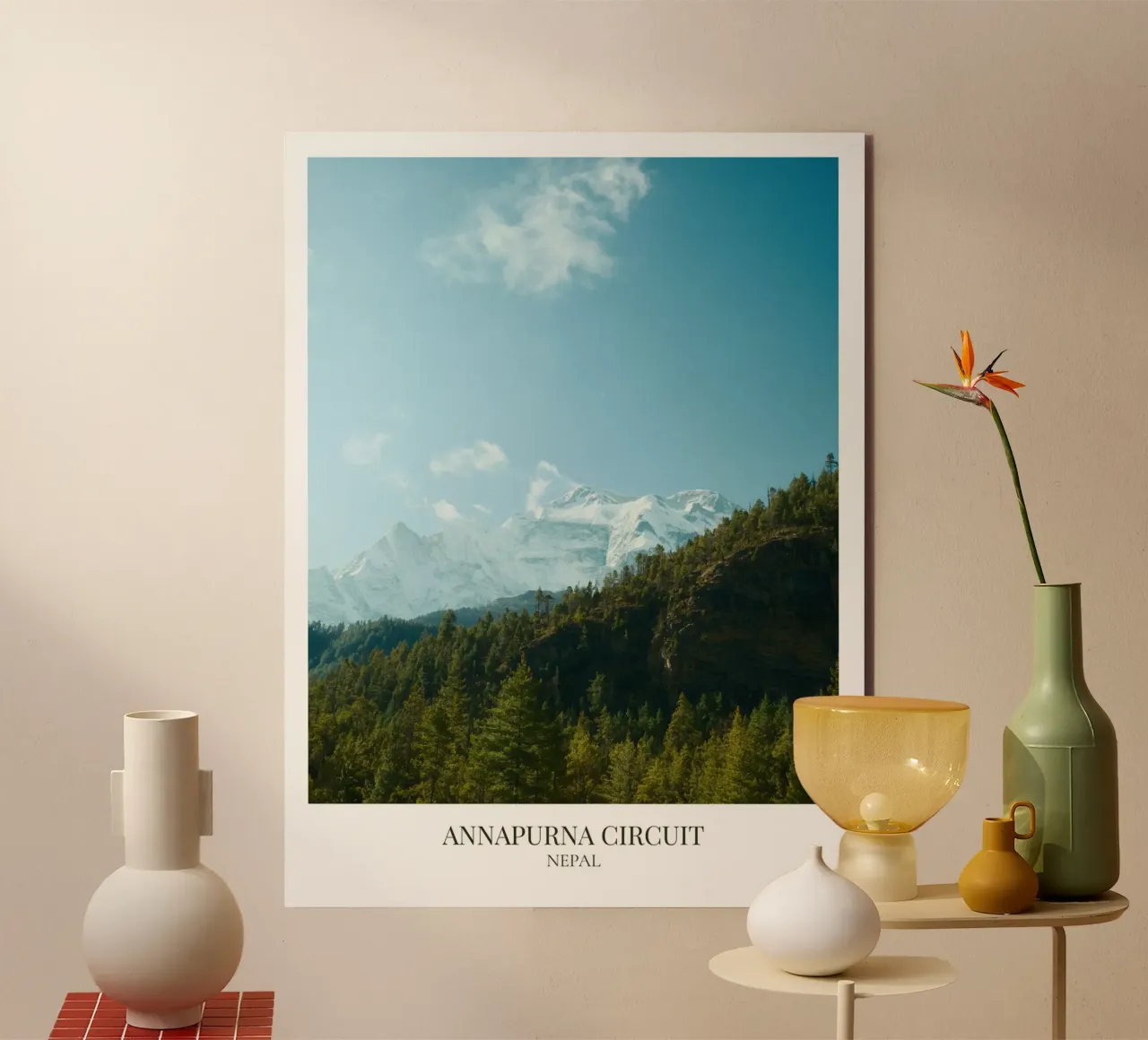Annapurna Circuit VI: Nepal alluminio dibond da FujiFrames