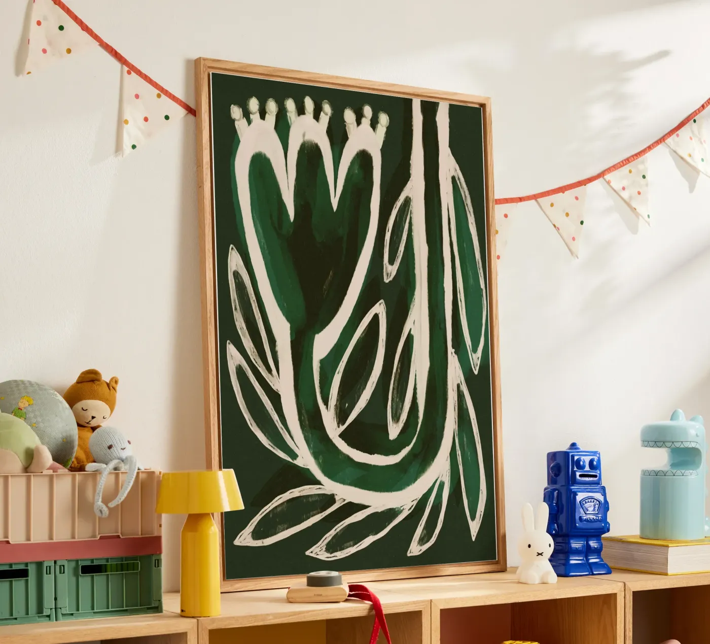 Upwards (Green) acryl van treechild