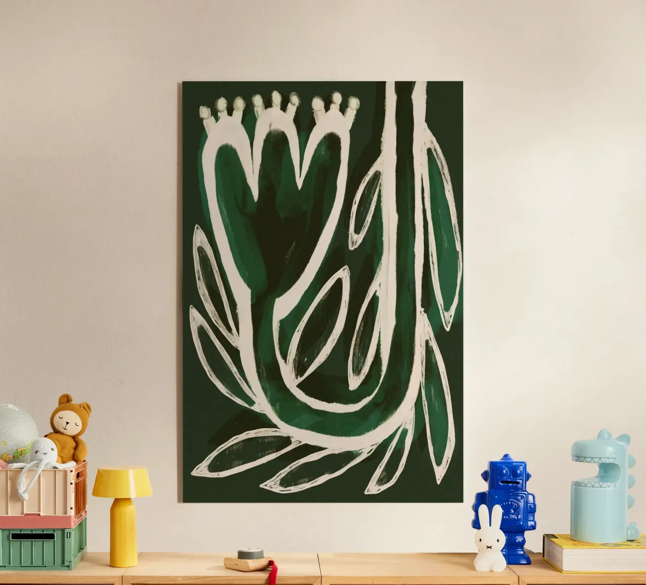 Upwards (Green) plexiglass da treechild