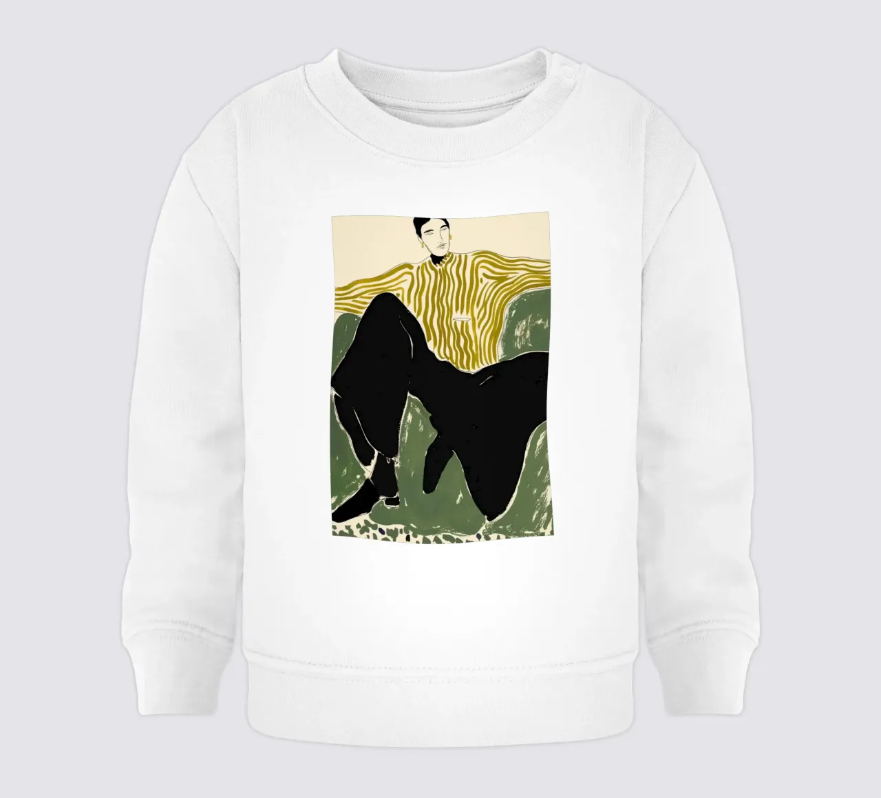 Vintage Abstract Women baby sweatshirt by https://www.juniqe.com/uk/shop/Henndraws