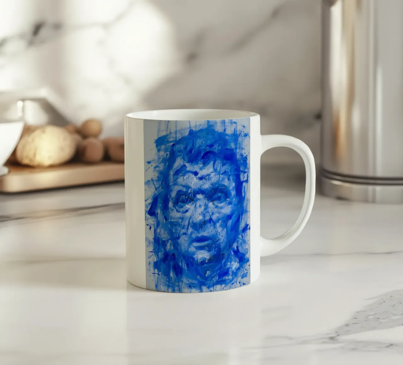 Signore blu tazza in ceramica da Collins Shop