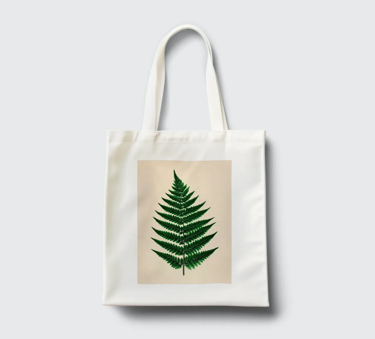 Foglia di felce borsa in juta da Studio Verde