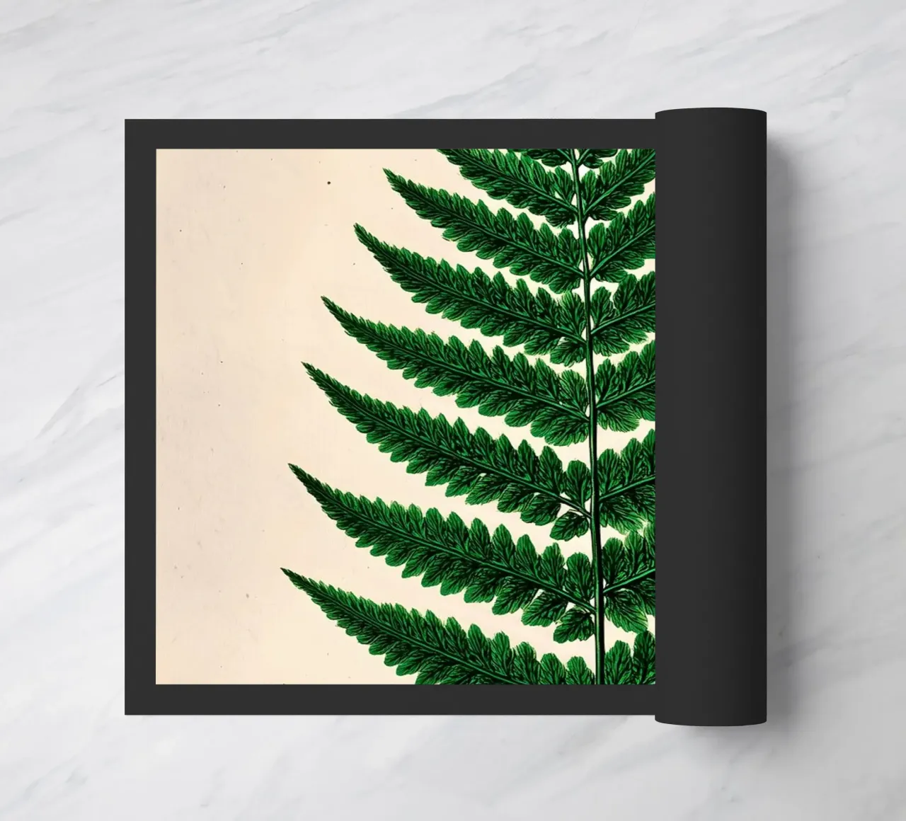Fern leaf doormat by Studio Verde