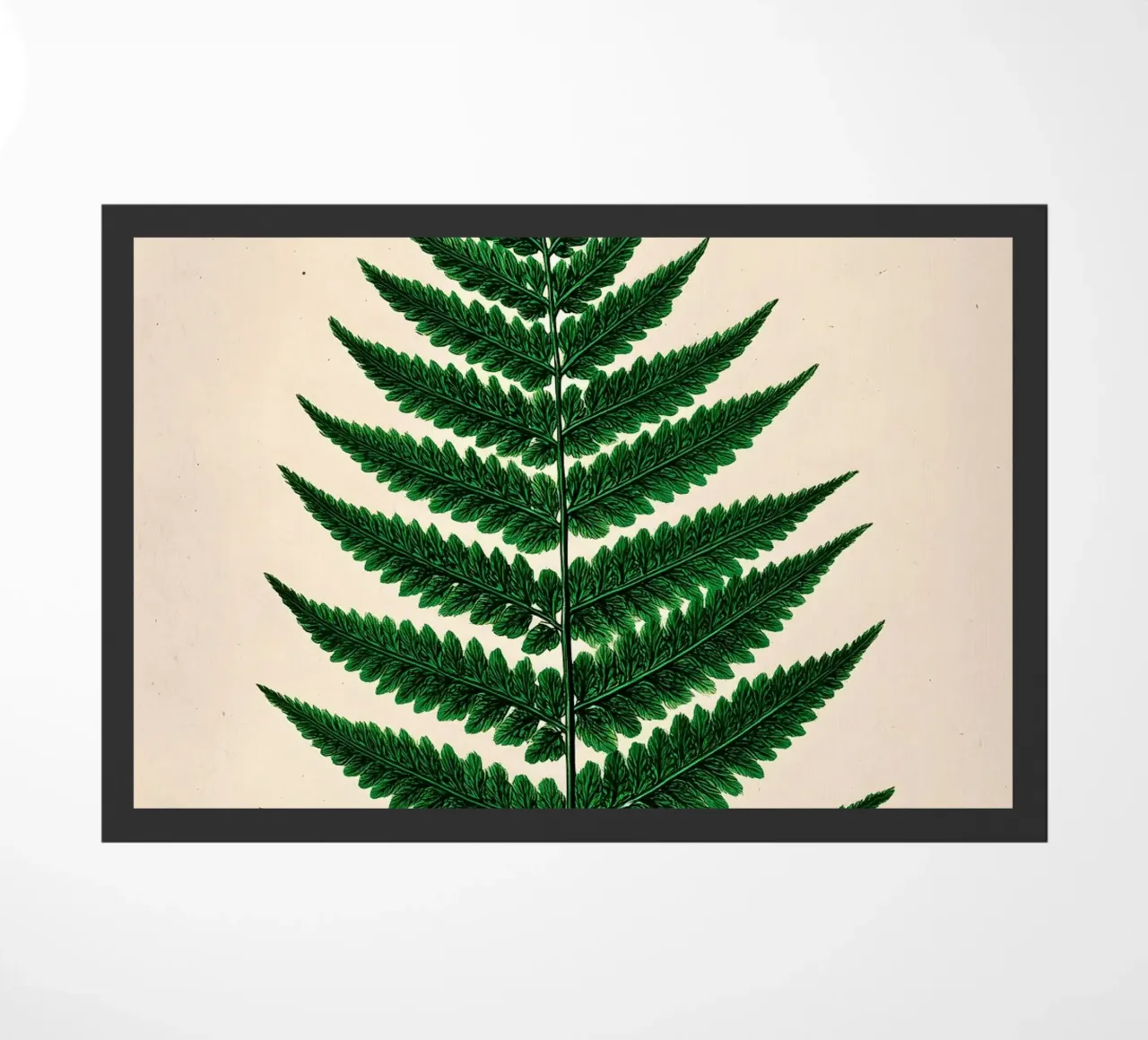 Fern leaf doormat by Studio Verde