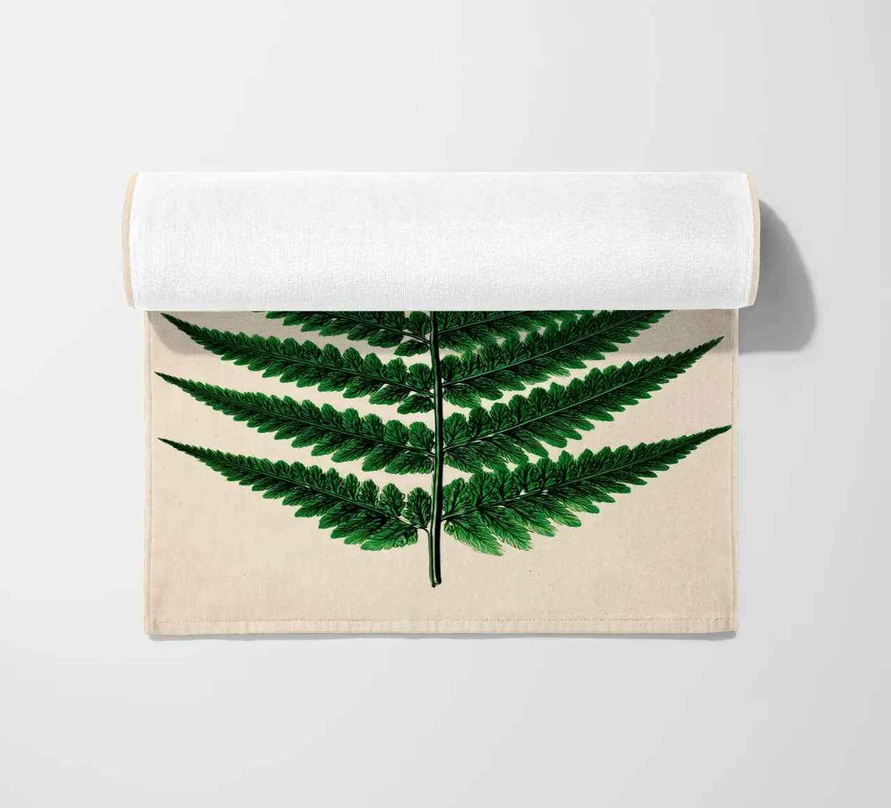 Varenblad strandhanddoek van Studio Verde