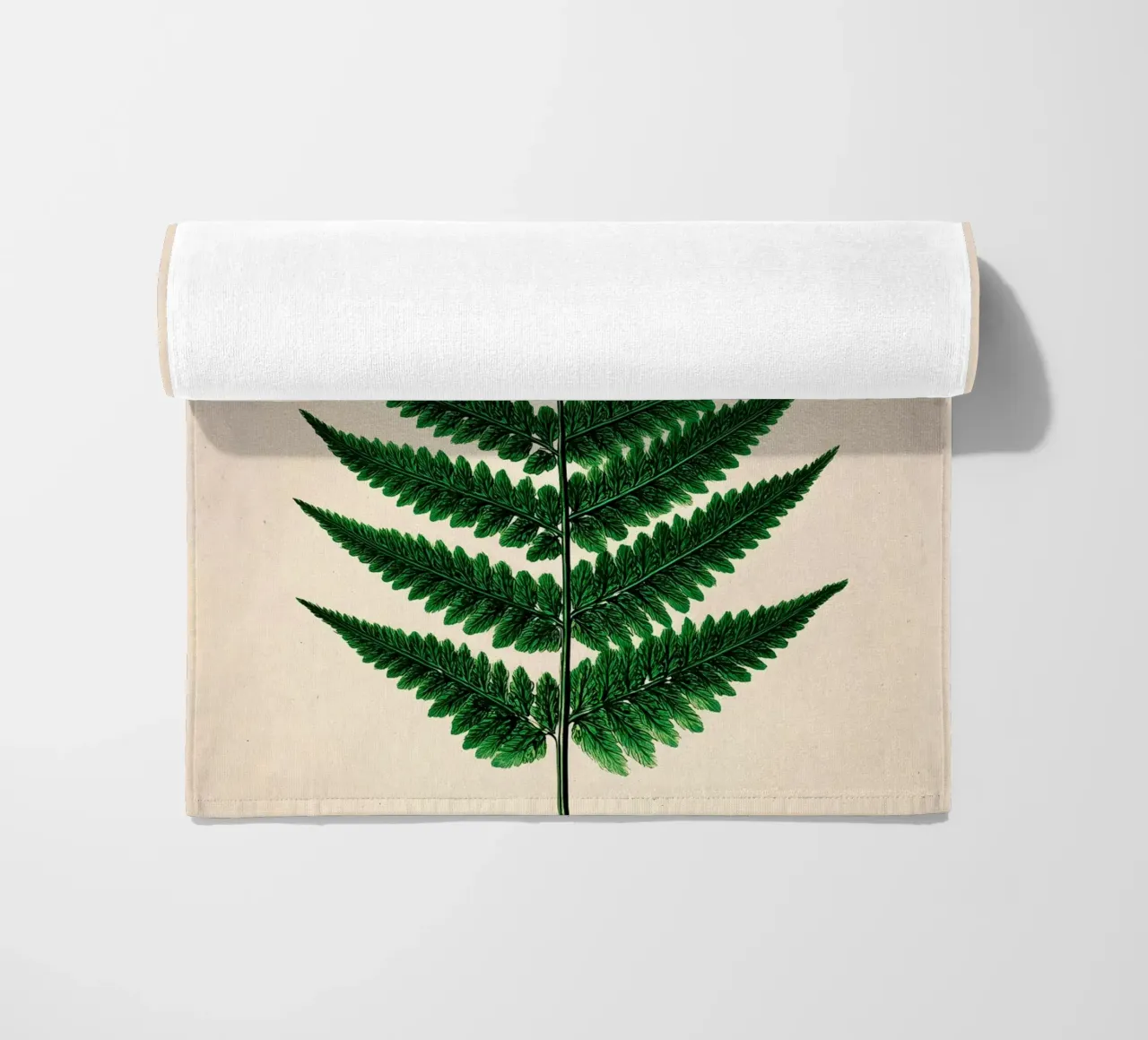 Varenblad strandhanddoek van Studio Verde