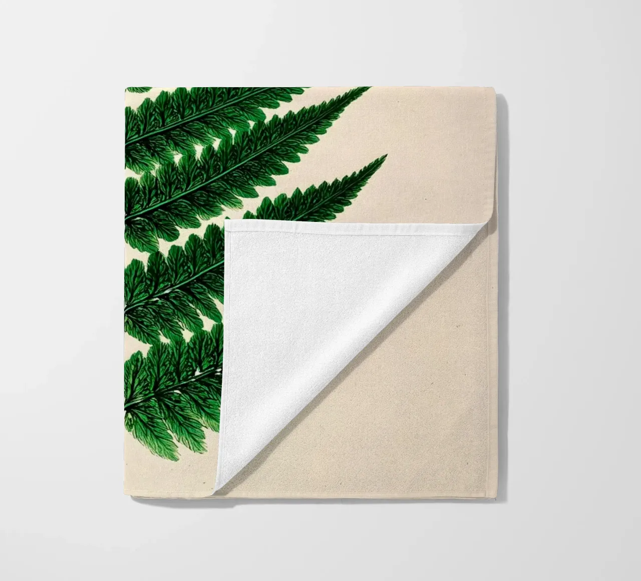 Varenblad strandhanddoek van Studio Verde