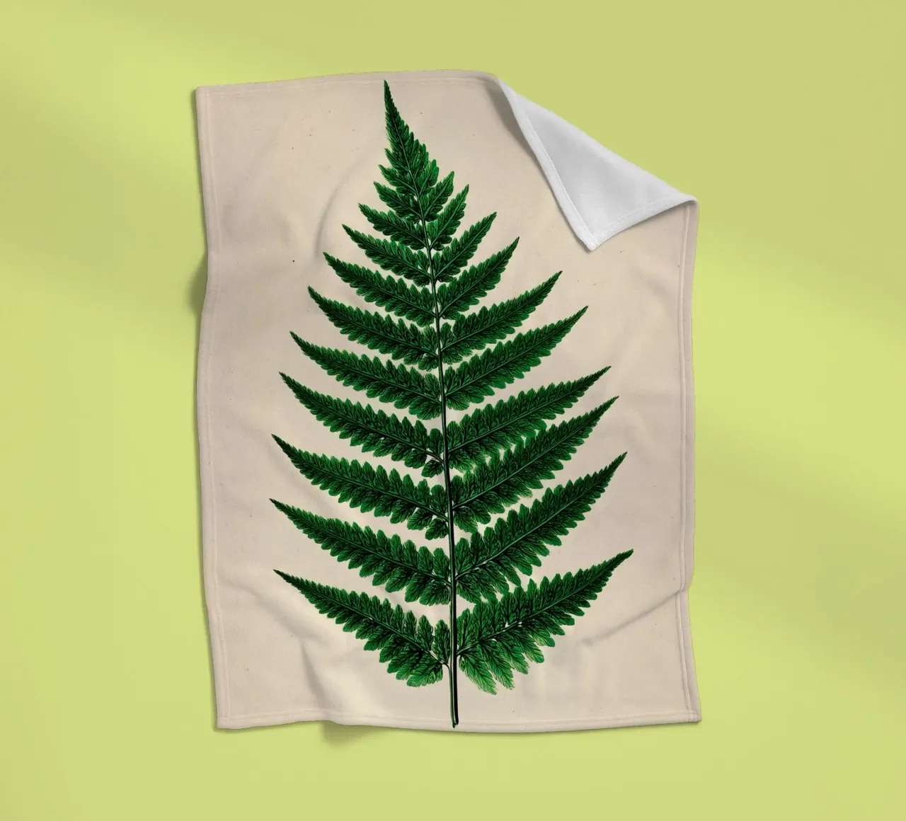 Foglia di felce coperta in pile da Studio Verde