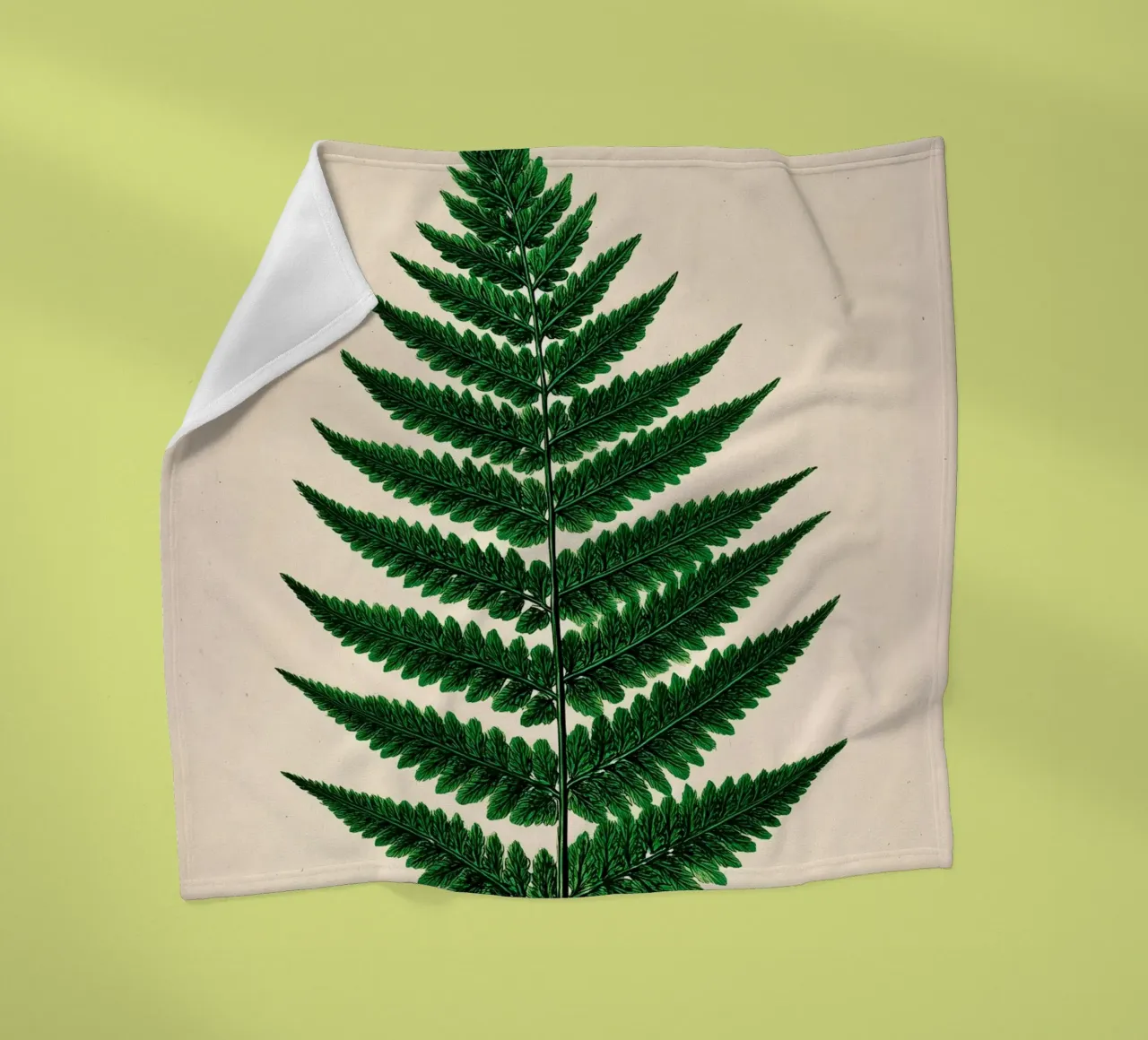 Foglia di felce coperta in pile da Studio Verde