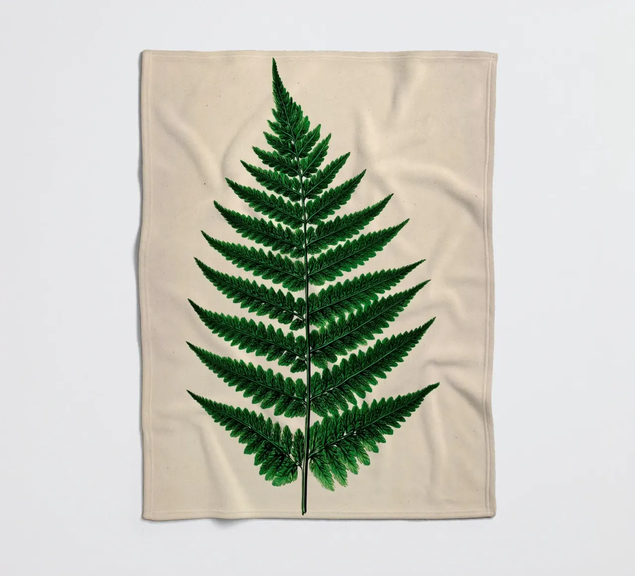 Foglia di felce coperta in pile da Studio Verde