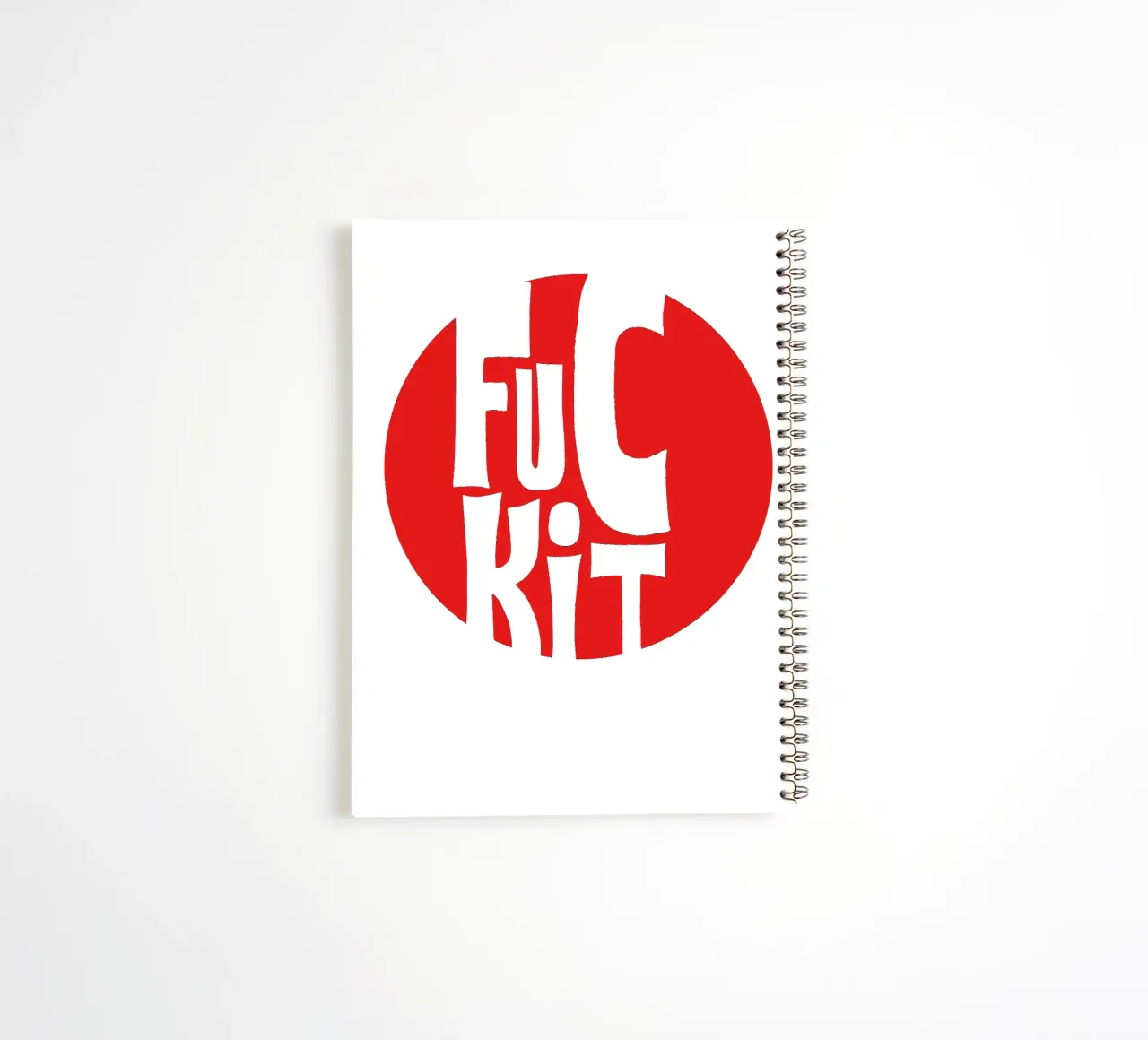 Blöd spiral notebook by Flo Klein