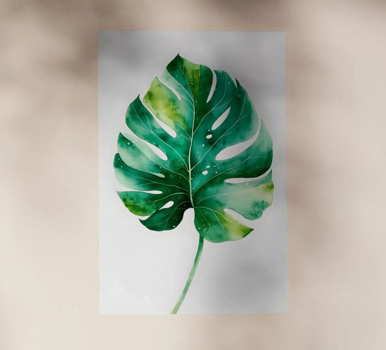 Foglia di Monstera pellicola backlit da Studio Verde