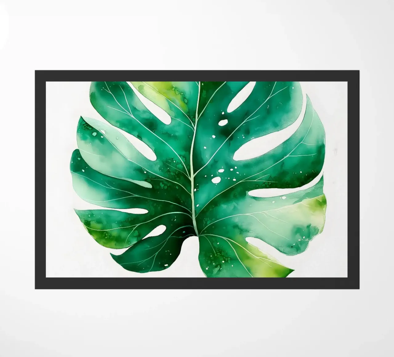 Monstera leaf Fußmatte von Studio Verde