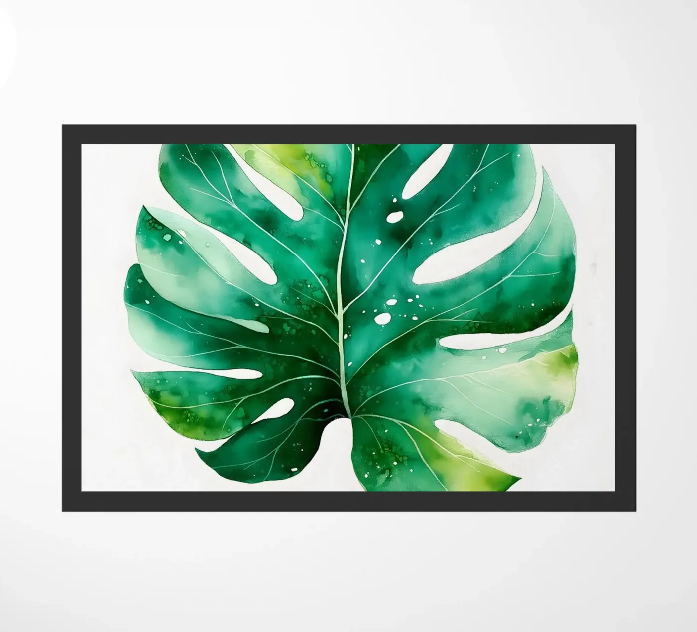 Monsterablad deurmat van Studio Verde