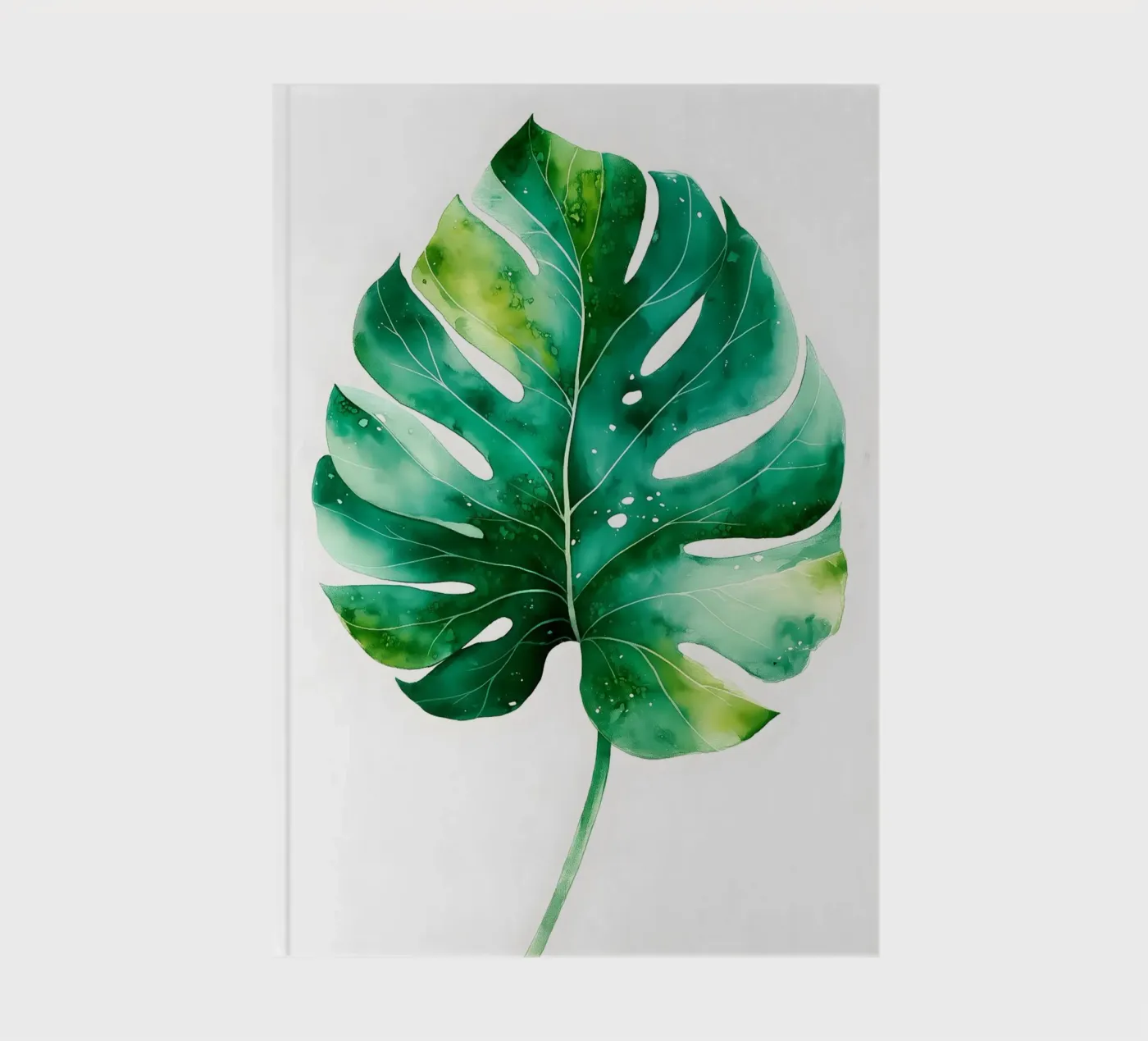 Monstera leaf notebook by Studio Verde