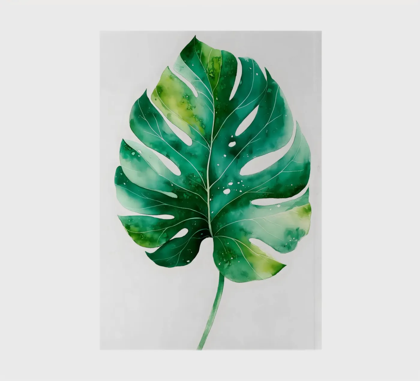 Monstera leaf notebook by Studio Verde
