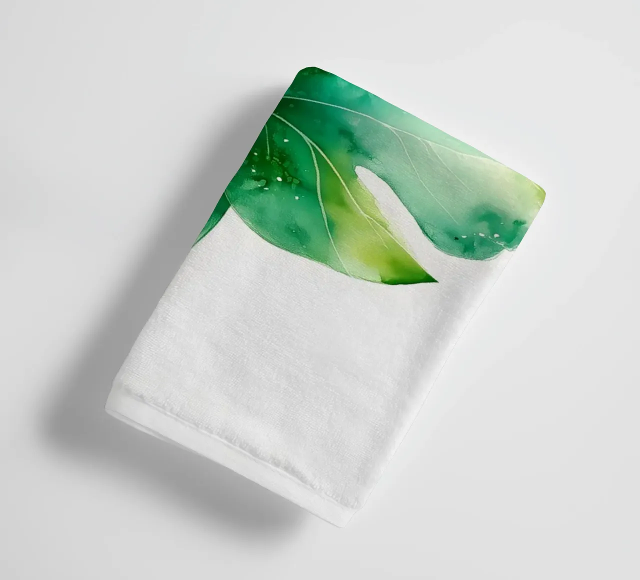 Monsterablad badhanddoek van Studio Verde