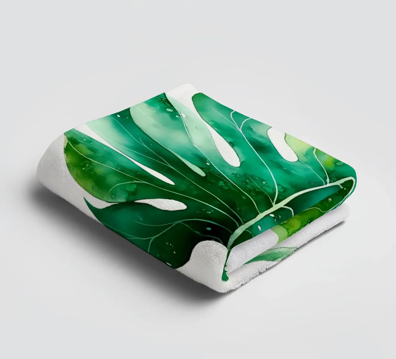 Monsterablad badhanddoek van Studio Verde