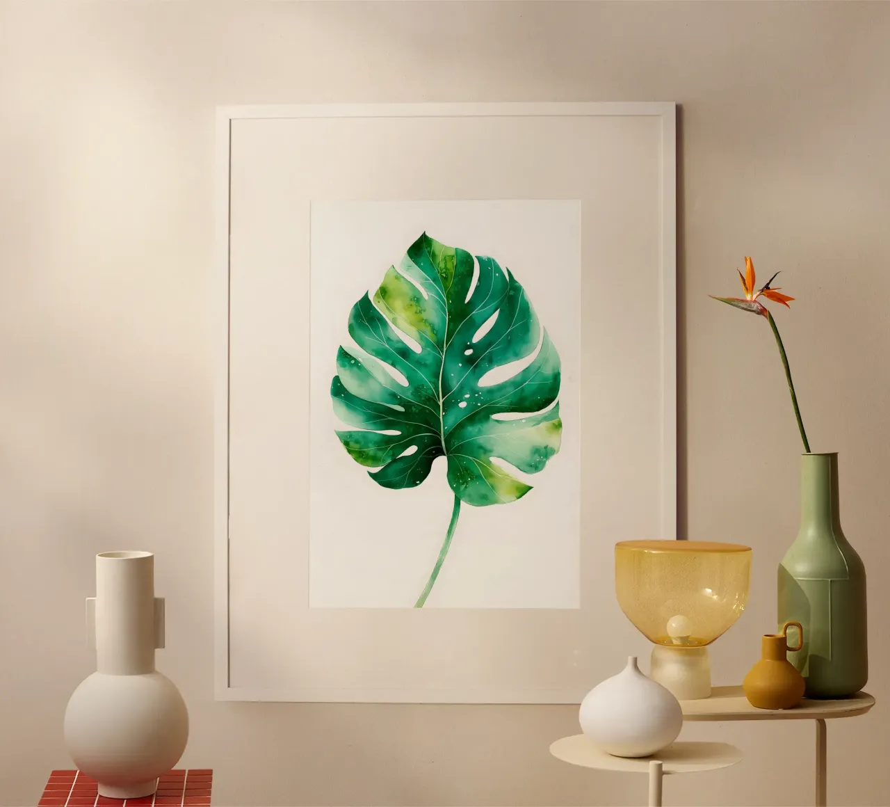 Monstera Blatt Poster von Studio Verde