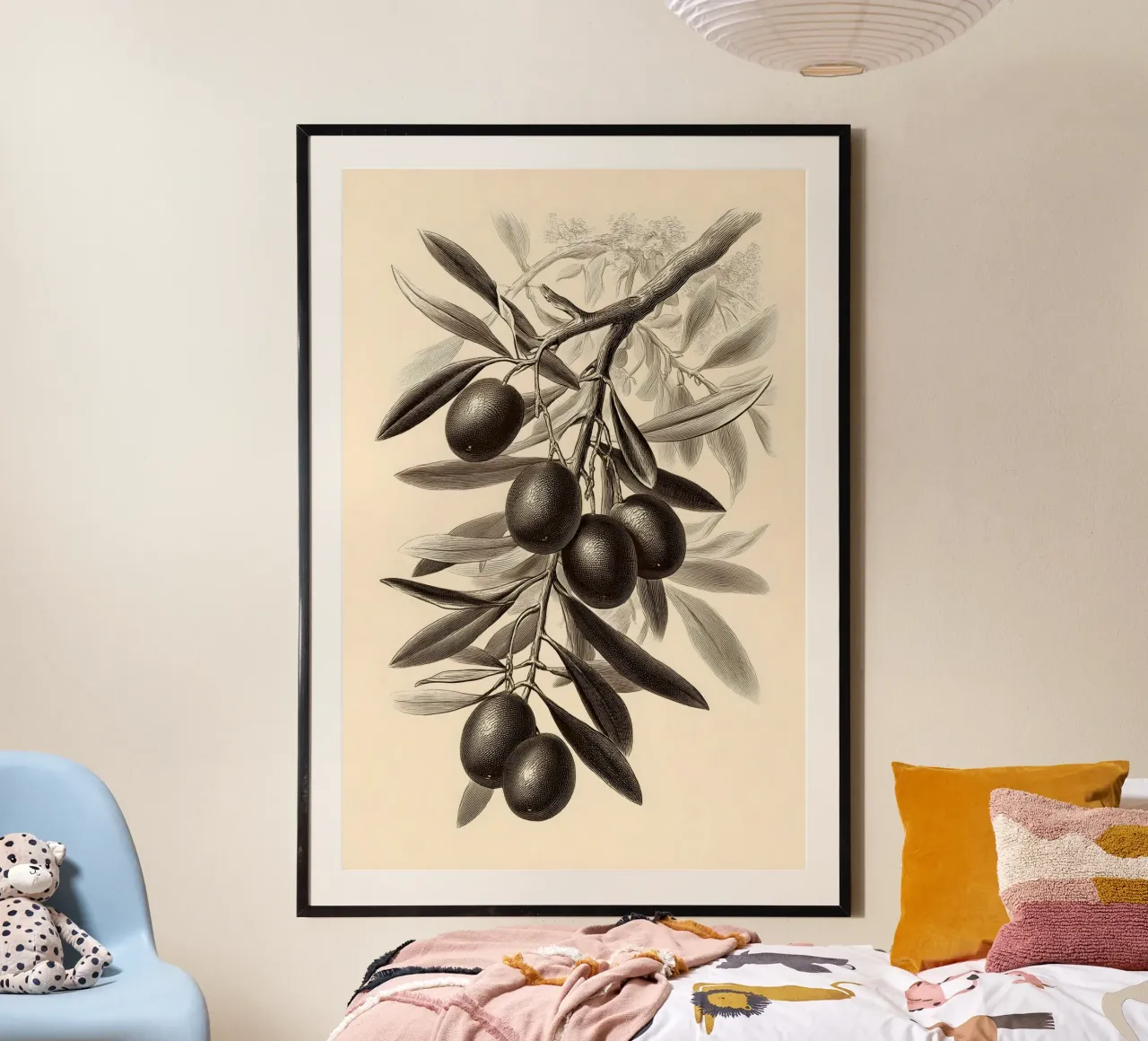 Olive branch vintage art hahnemühle by Studio Verde
