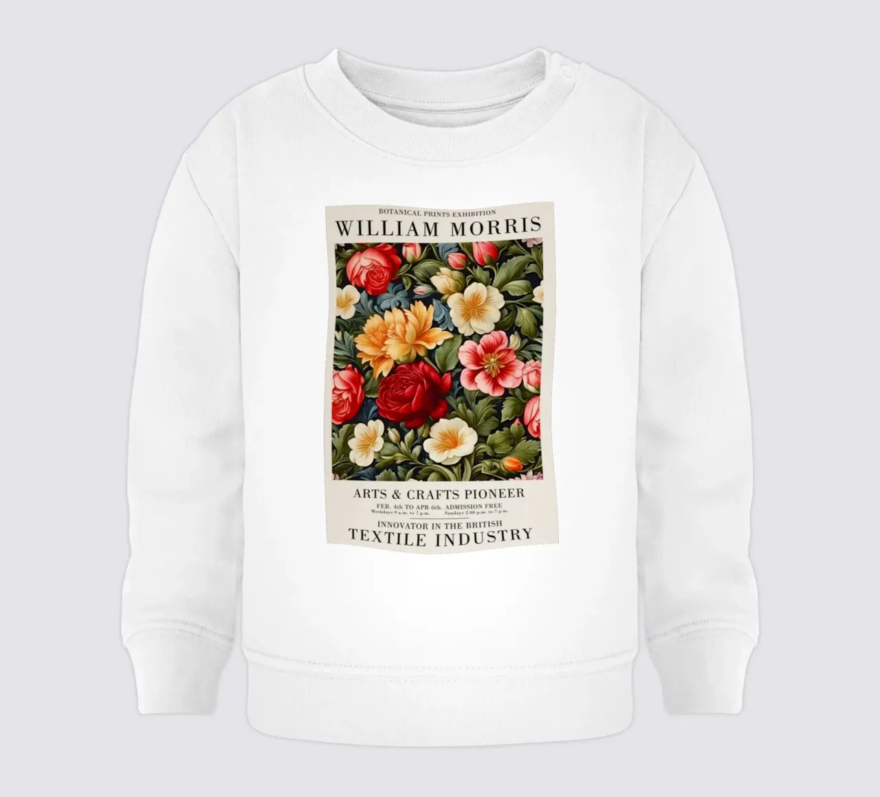 beatiful colorful roses baby sweatshirt by Ropech Shop