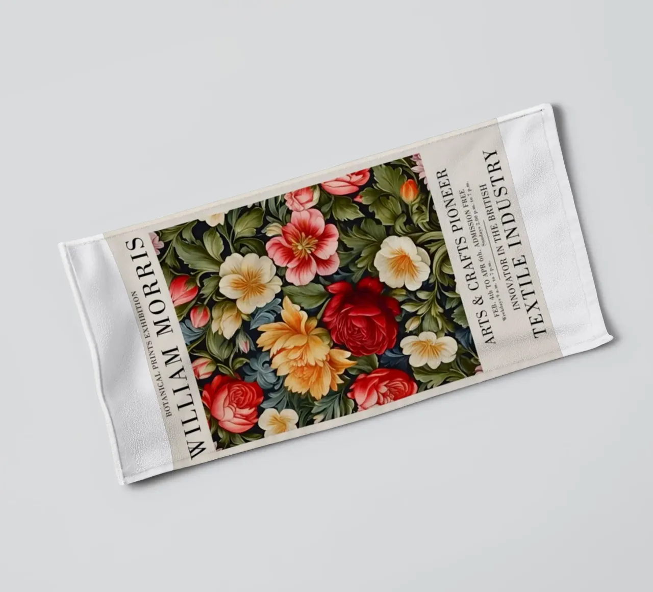 beatiful colorful roses towel by Ropech Shop