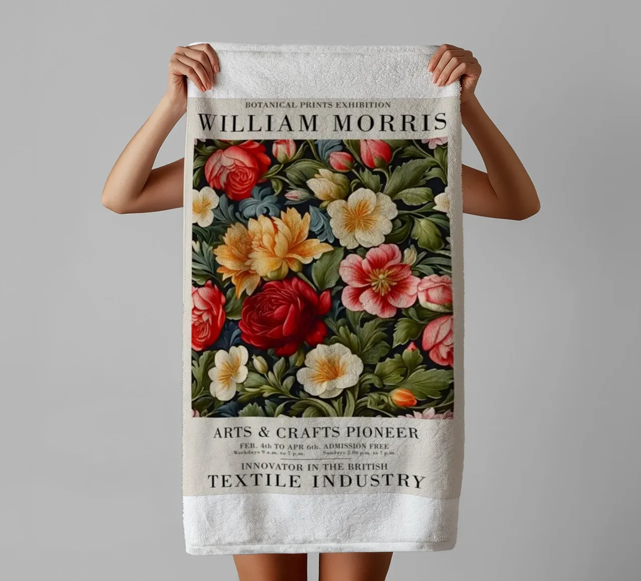 beatiful colorful roses towel by Ropech Shop