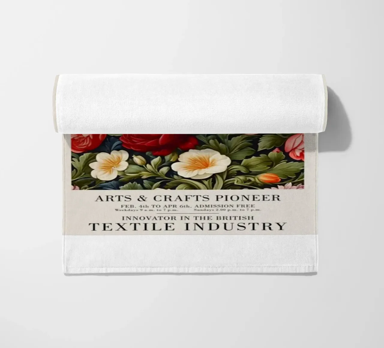 beatiful colorful roses beach towel by Ropech Shop