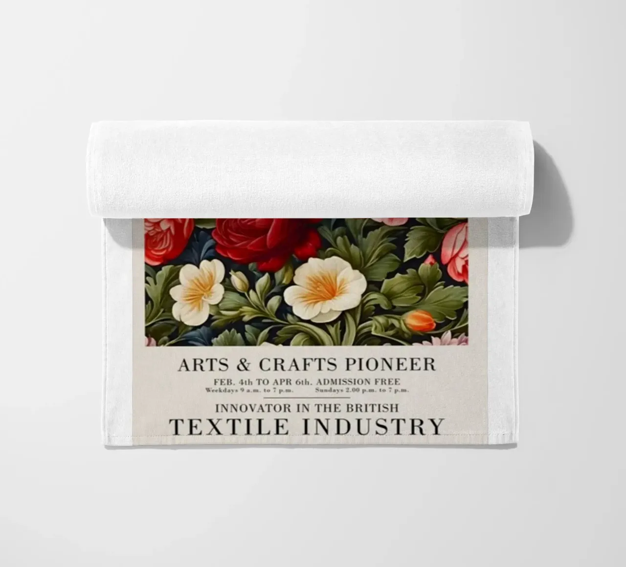 beatiful colorful roses beach towel by Ropech Shop