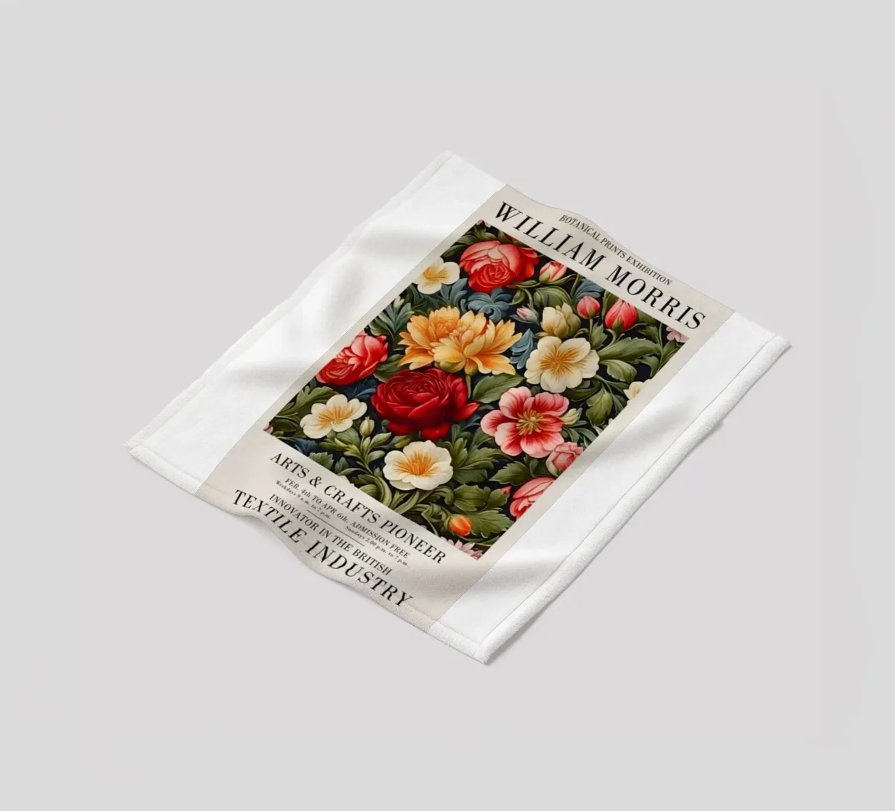 beatiful colorful roses fleece blanket by Ropech Shop